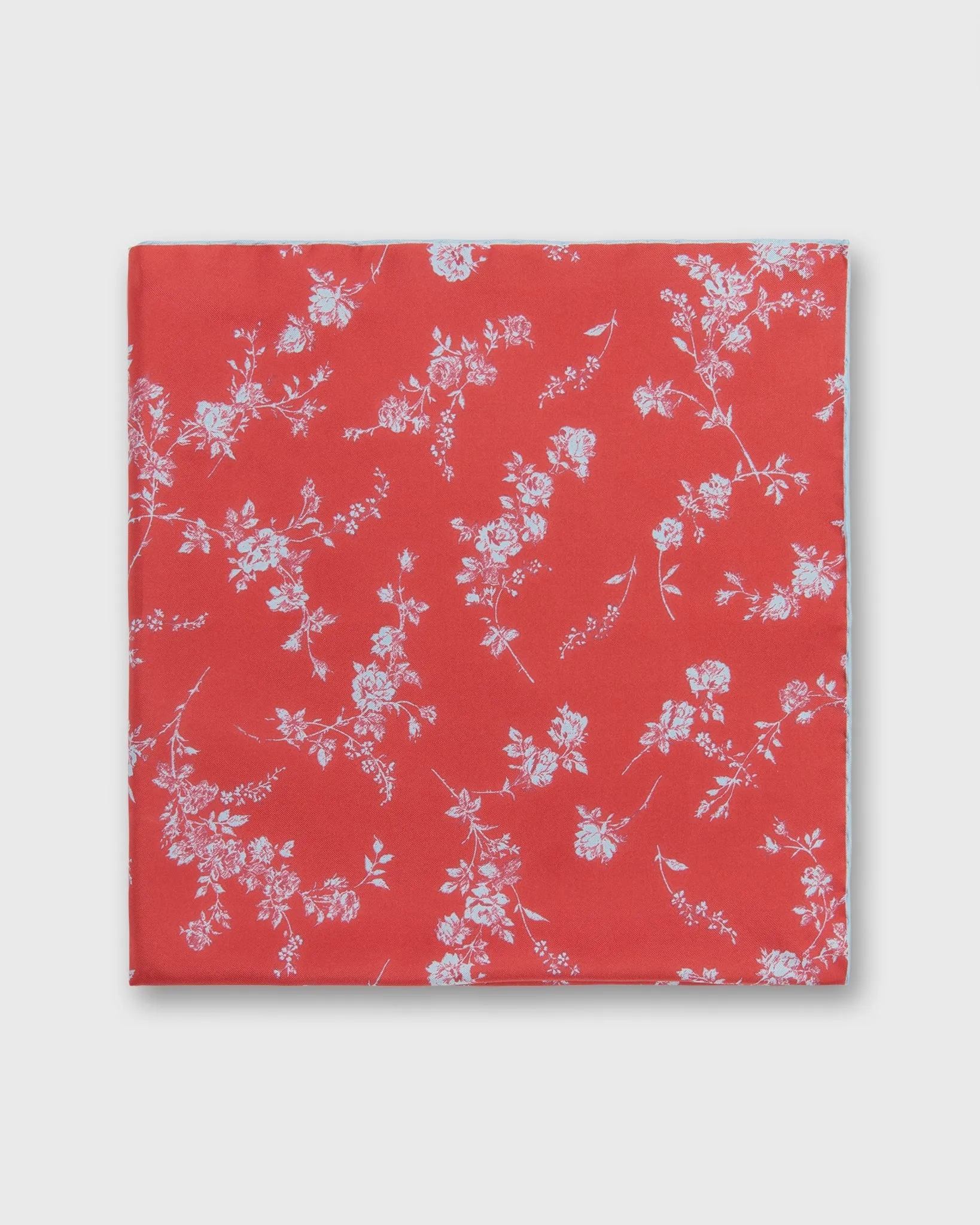Medium Hand-Rolled Silk Scarf in Red Elizabeth Sketch Liberty Fabric sold by Mashburn product image thumbnail 4