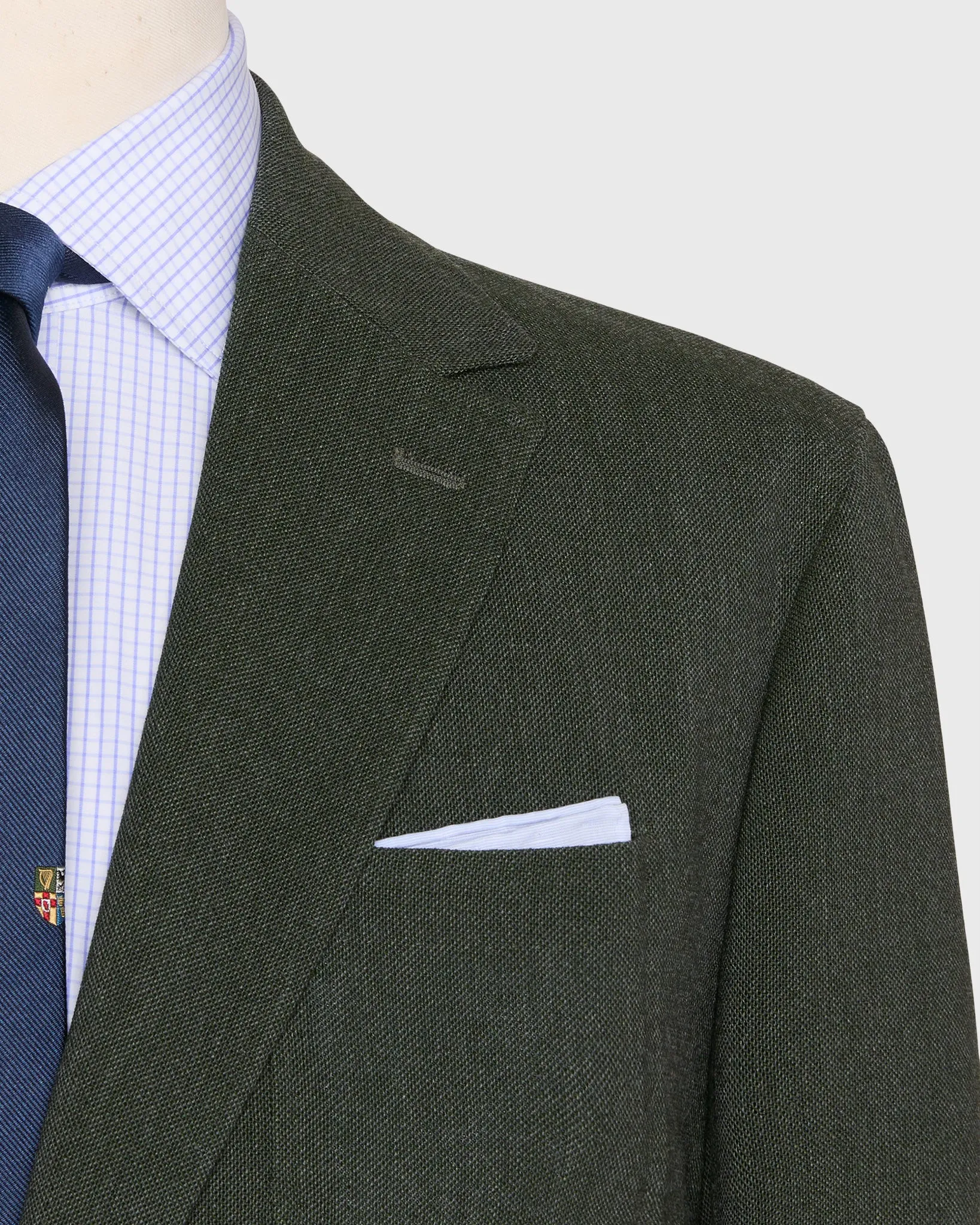 Ghost Blazer in Lovat Quattro Hopsack sold by Mashburn product image thumbnail 2