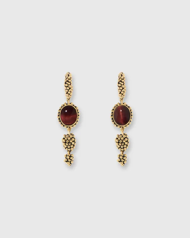 Makoma Earrings in Gold made by Aurélie Bidermann
