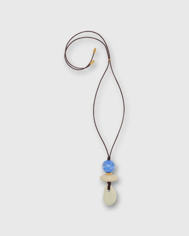 Museo Cord Necklace in Sea made by Lizzie Fortunato