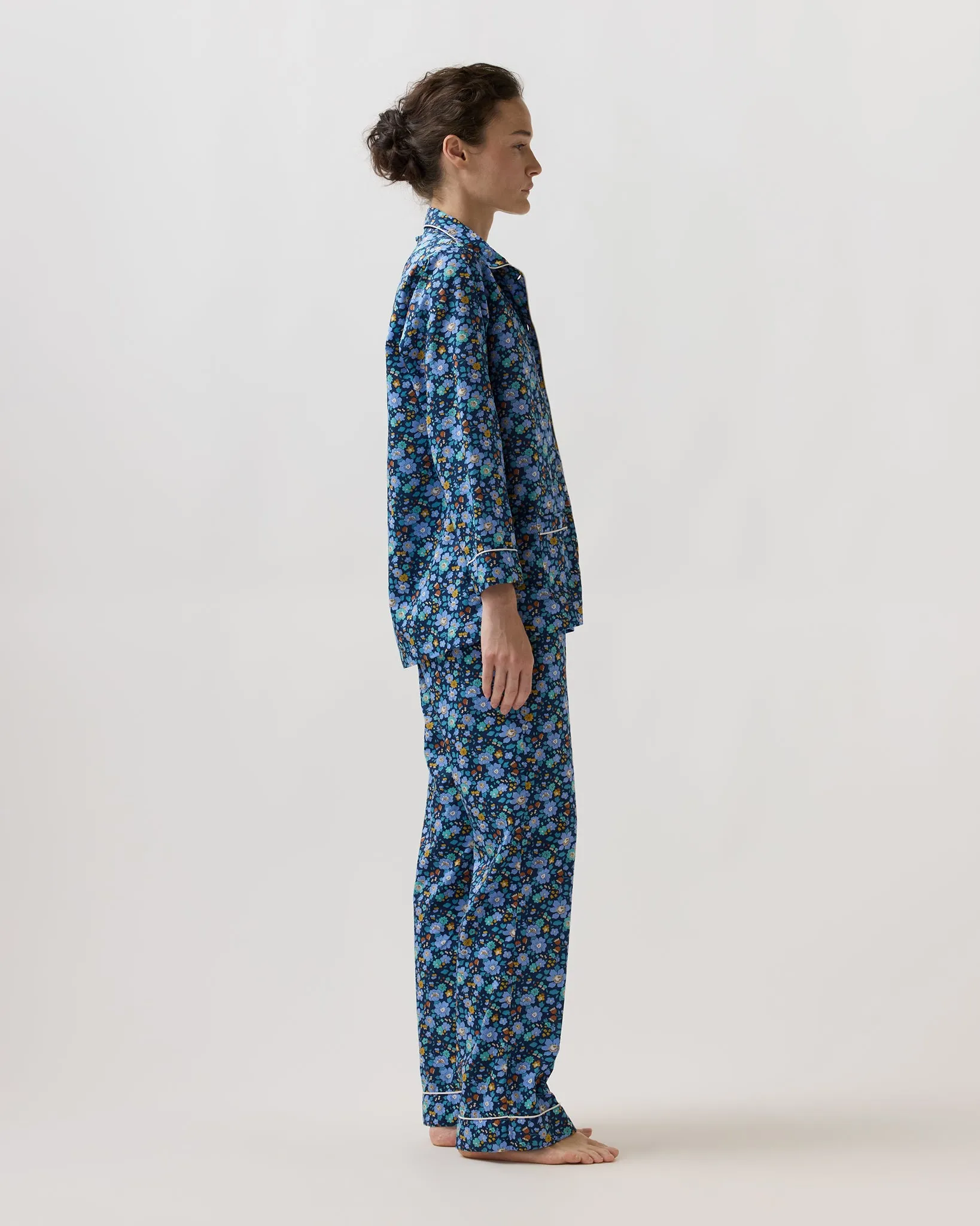 Pajama Set in Betsy Meadow Liberty Fabric sold by Mashburn product image thumbnail 3