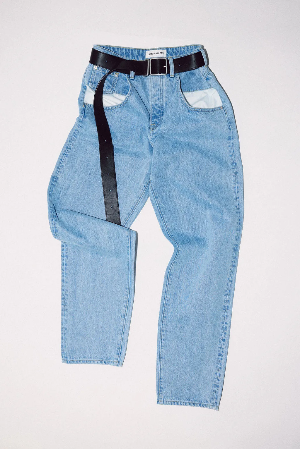RELAXED STRAIGHT DENIM sold by James Street Co. product image thumbnail 4