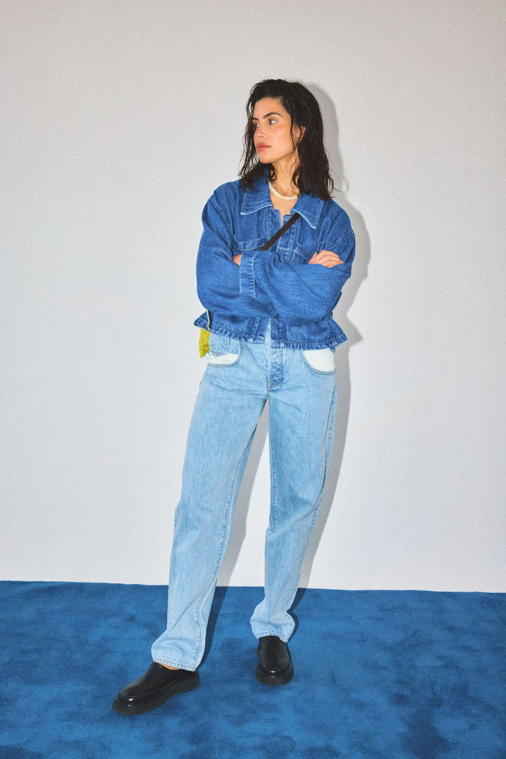 RELAXED STRAIGHT DENIM sold by James Street Co.