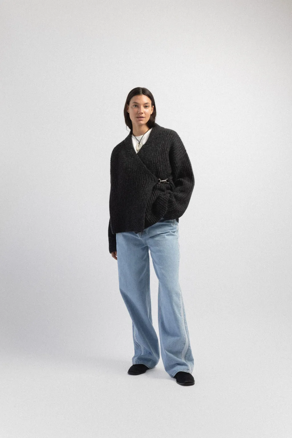 FRANK SWEATER COAT sold by James Street Co. product image thumbnail 2