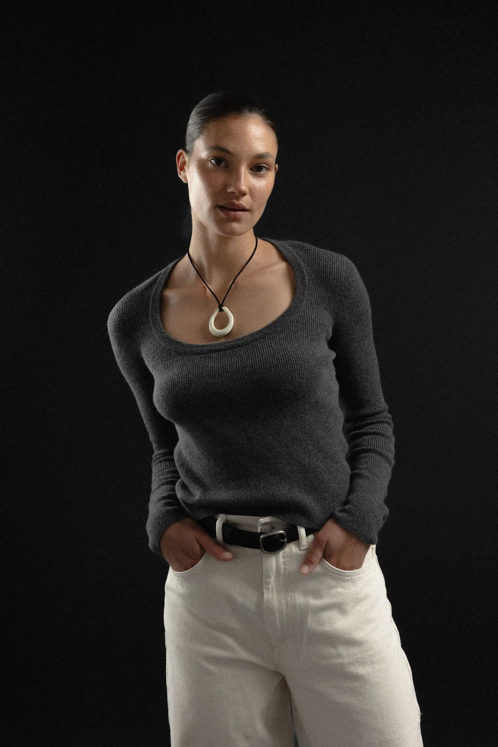 ENNIS CASHMERE TOP sold by James Street Co. product image thumbnail 2