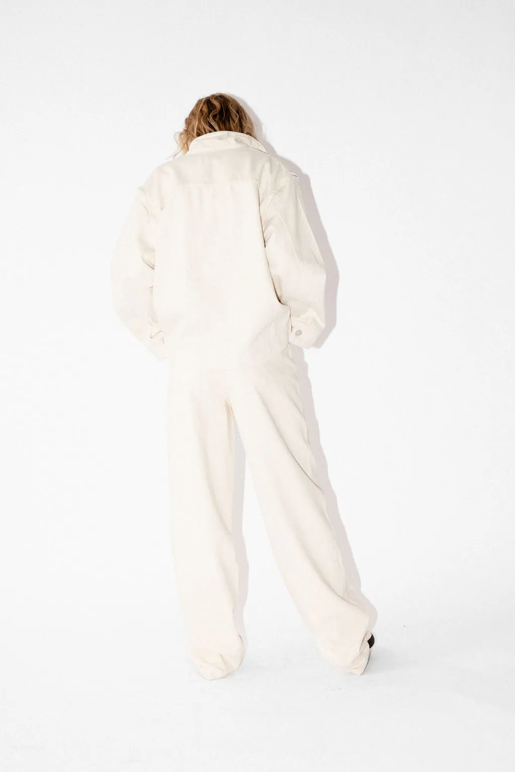 CARGO DENIM JACKET - NATURAL sold by James Street Co. product image thumbnail 3