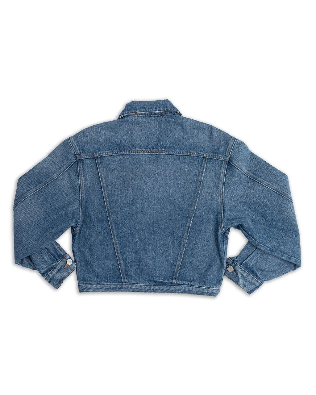 JS DENIM JACKET - MID WASH sold by James Street Co. product image thumbnail 3