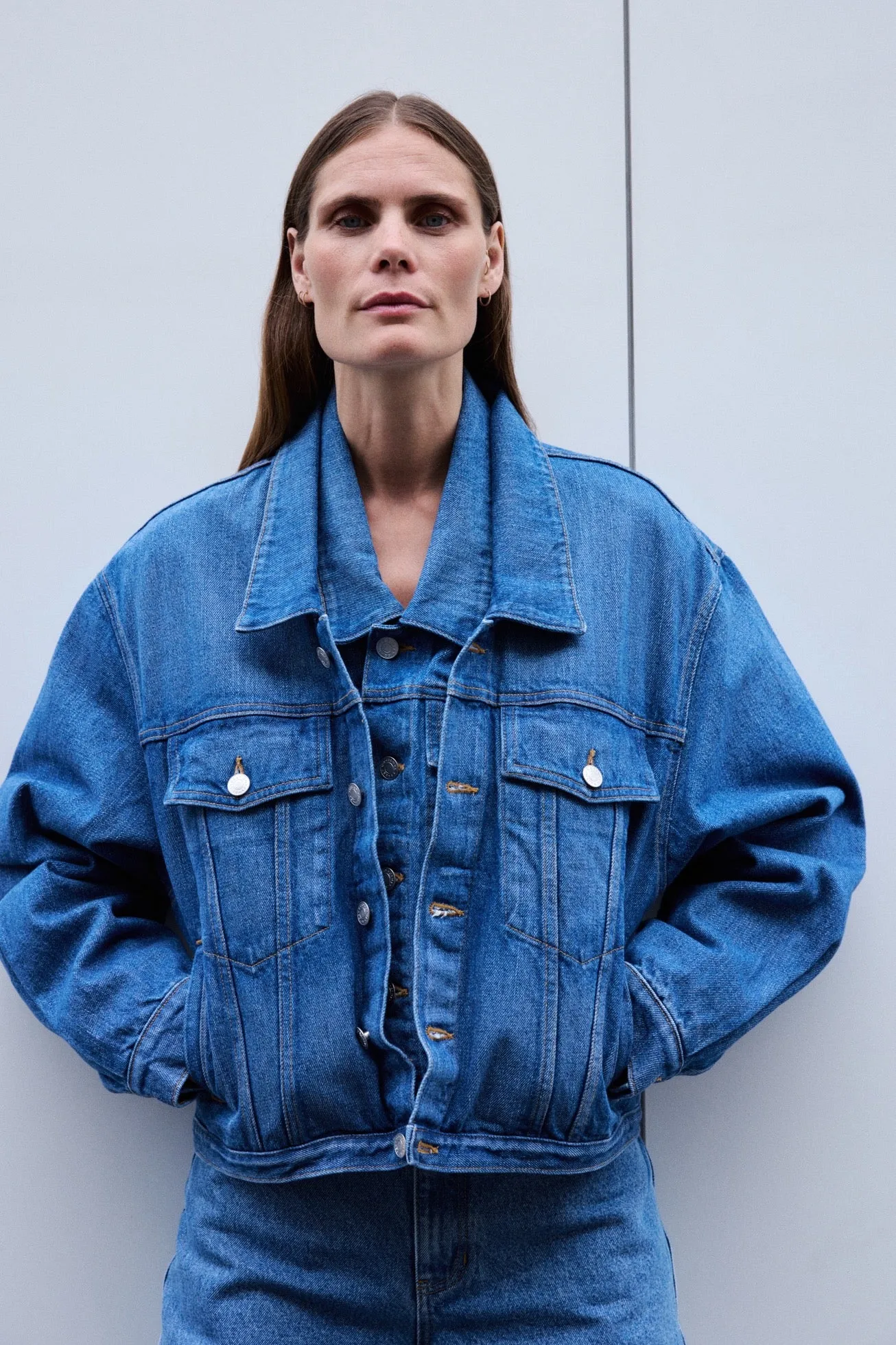 JS DENIM JACKET - MID WASH sold by James Street Co.