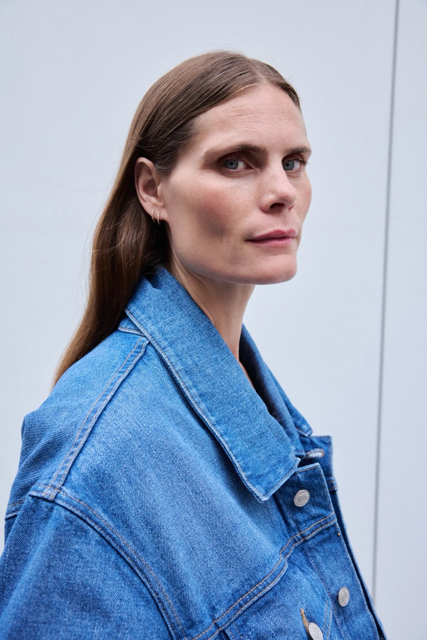 JS DENIM JACKET - MID WASH sold by James Street Co. product image thumbnail 4