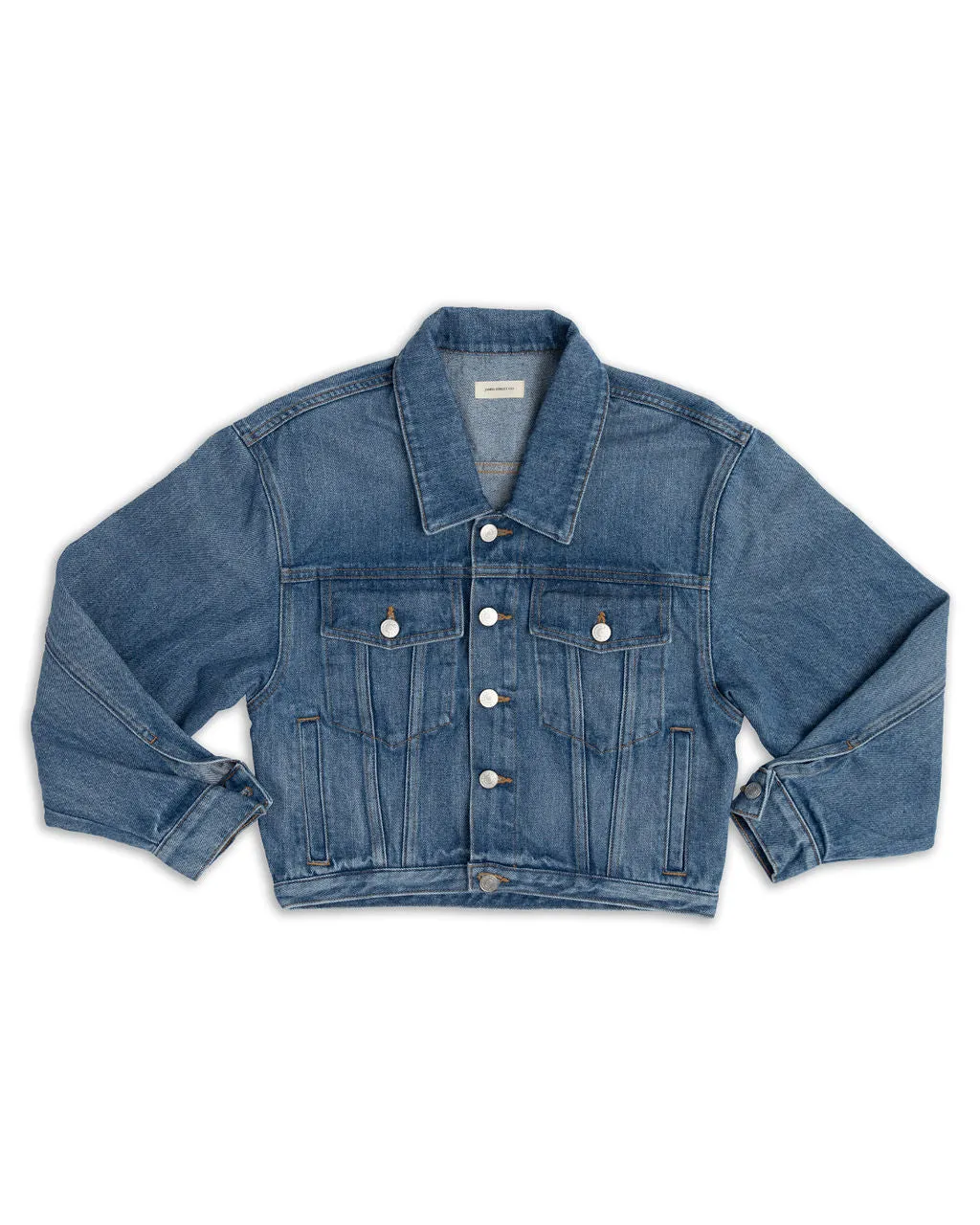 JS DENIM JACKET - MID WASH sold by James Street Co. product image thumbnail 2