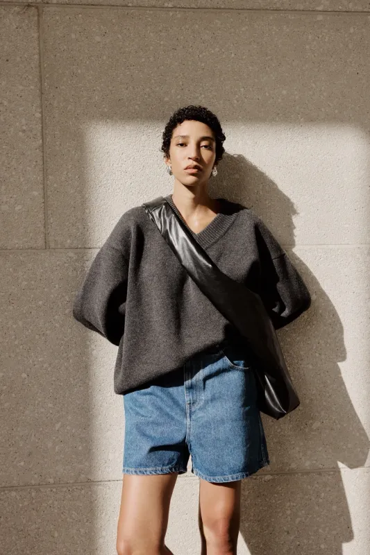 JS RELAXED DENIM SHORT - MID WASH sold by James Street Co.