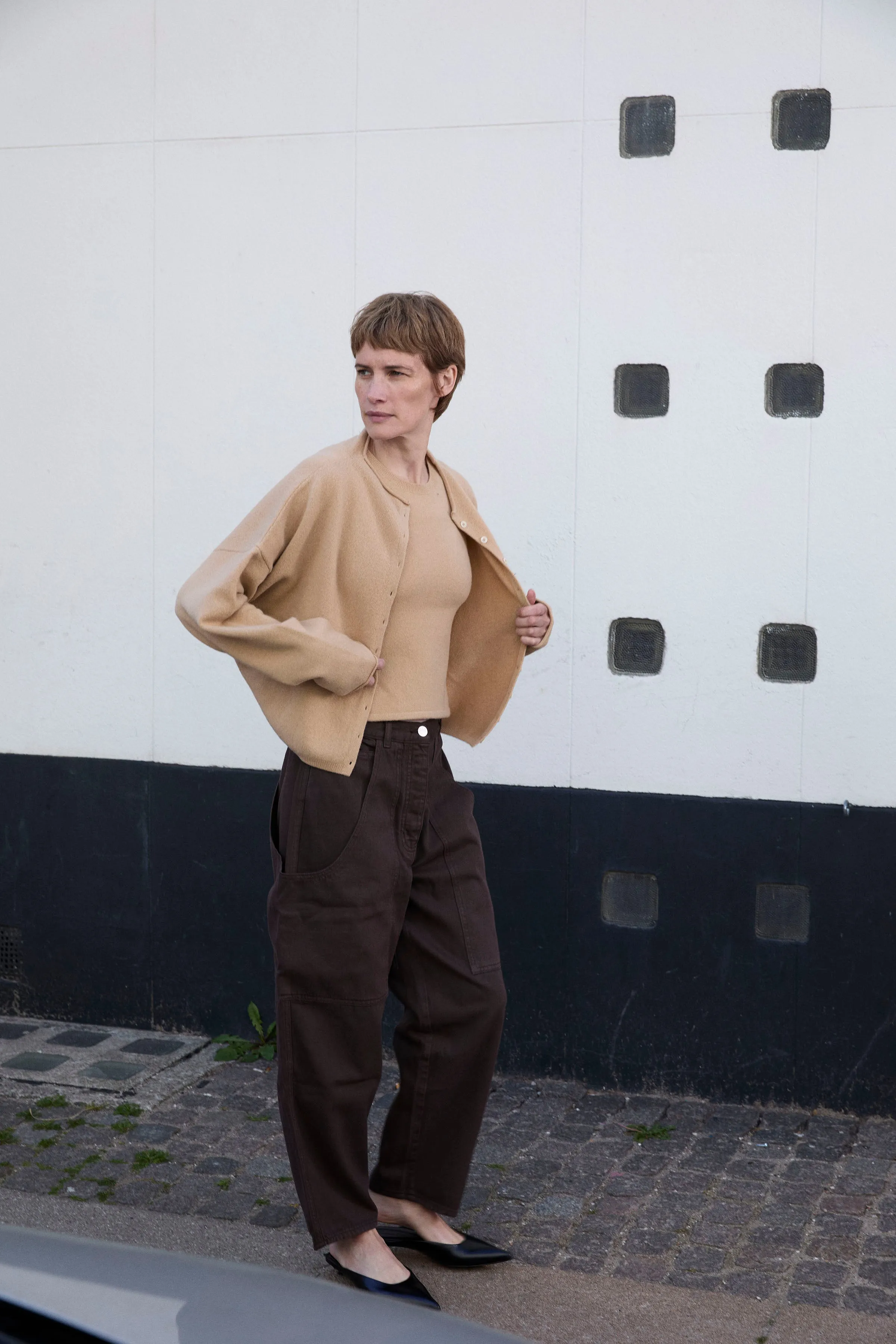 PERI SHRUNKEN CARDIGAN sold by James Street Co. product image thumbnail 3