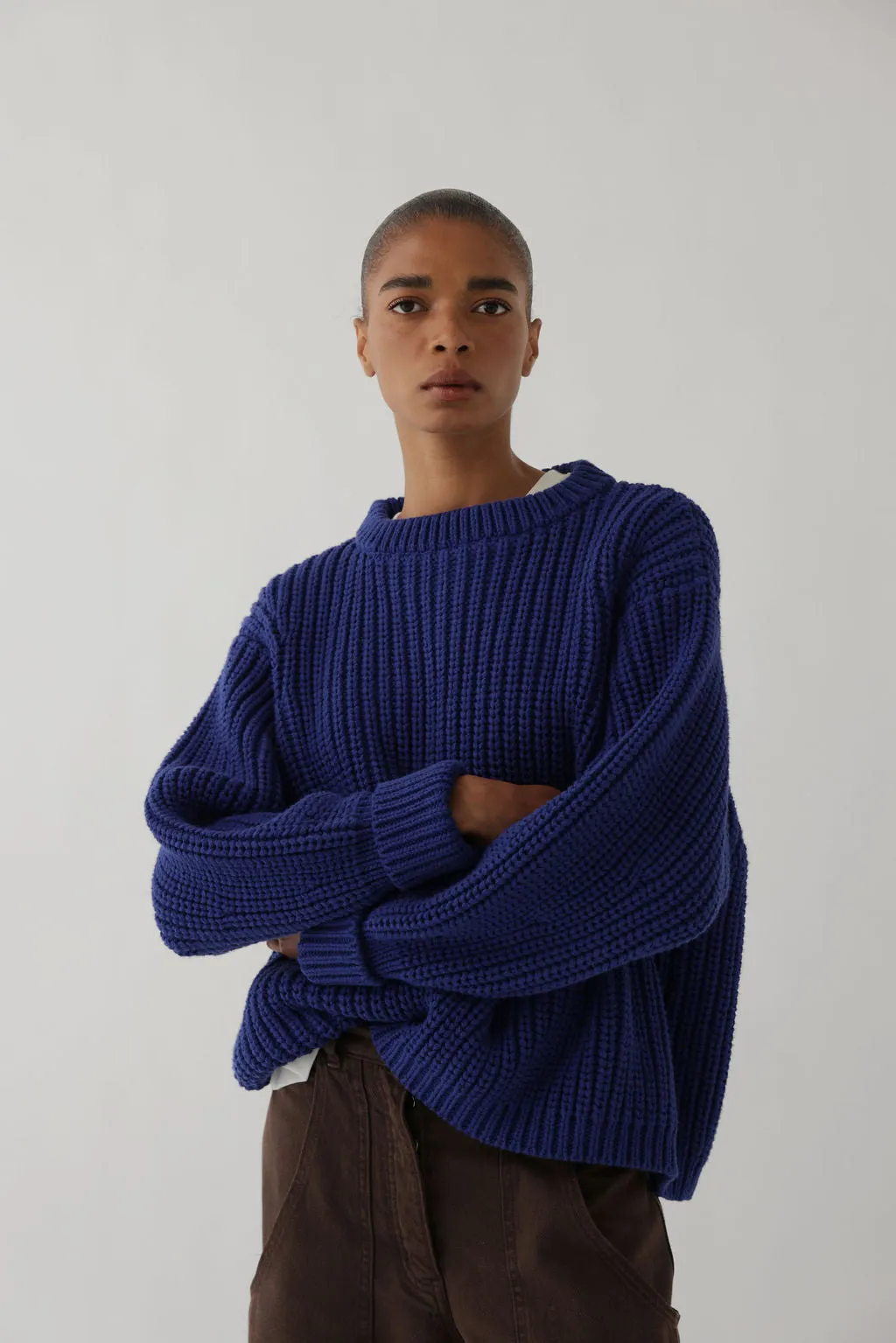 CHUNKY LOWE PULLOVER IN COTTON sold by James Street Co. product image thumbnail 2