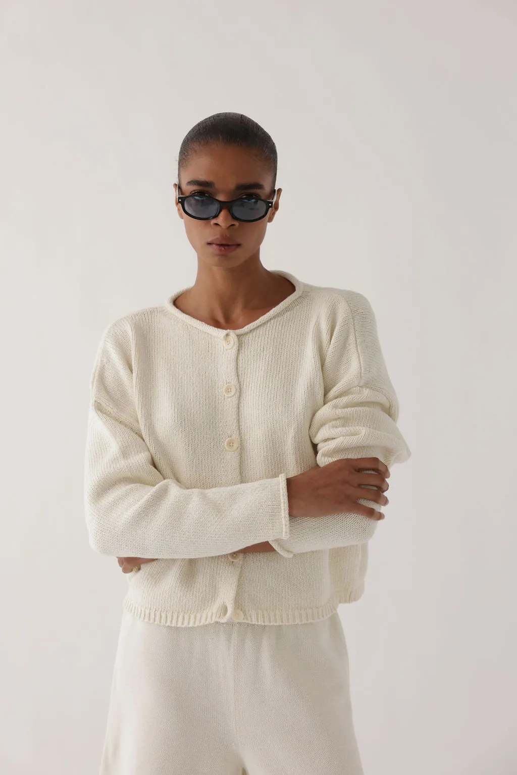 OVERSIZED PERI CARDIGAN IN COTTON sold by James Street Co. product image thumbnail 3