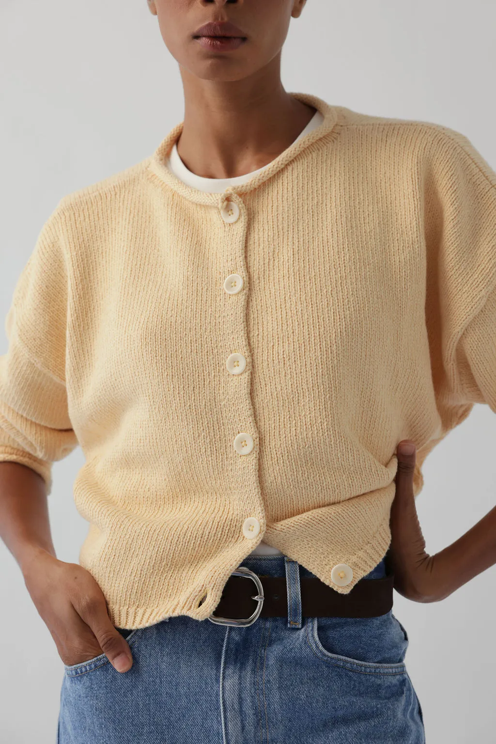 OVERSIZED PERI CARDIGAN IN COTTON sold by James Street Co. product image thumbnail 2