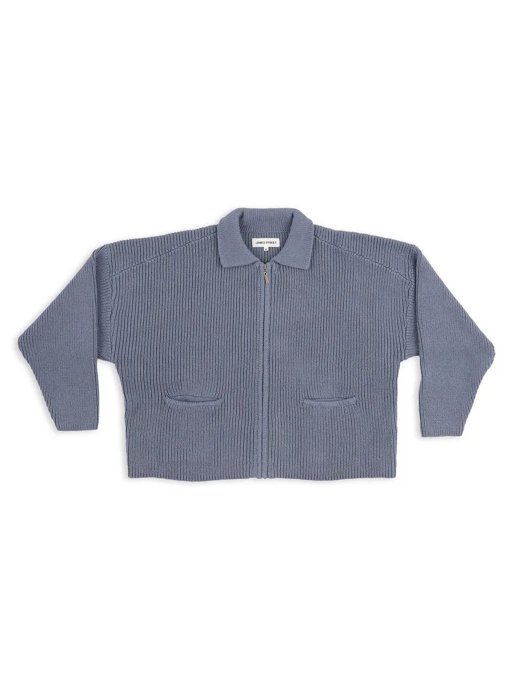 REID ZIP CARDIGAN IN COTTON sold by James Street Co. product image thumbnail 4