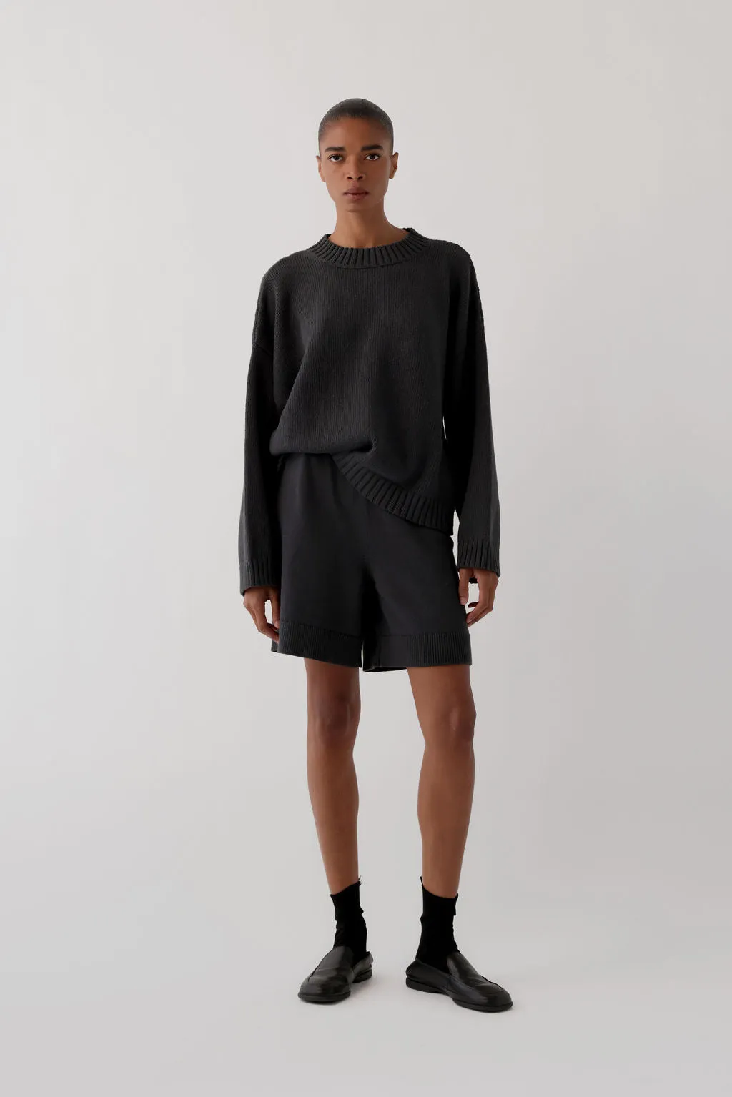 RAE KNITTED SHORTS IN COTTON sold by James Street Co. product image thumbnail 2