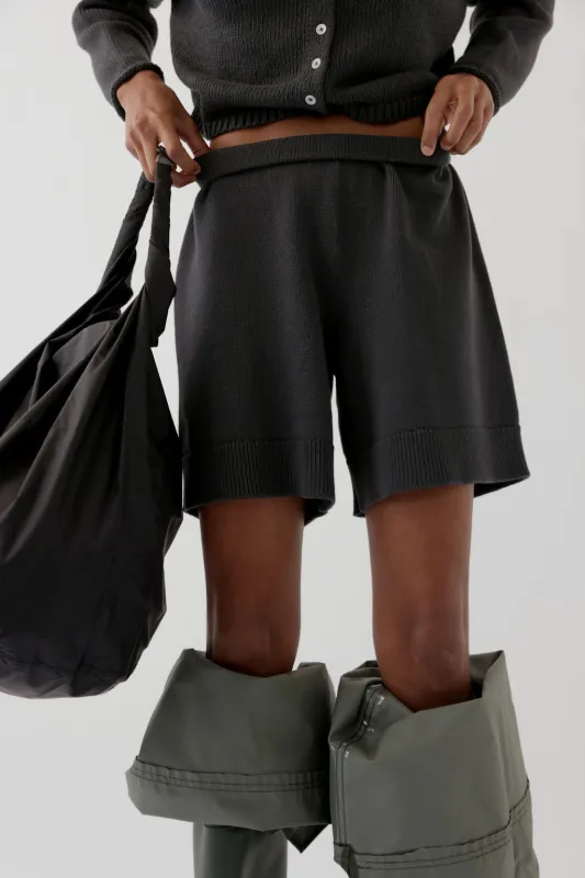RAE KNITTED SHORTS IN COTTON made by James Street Co.