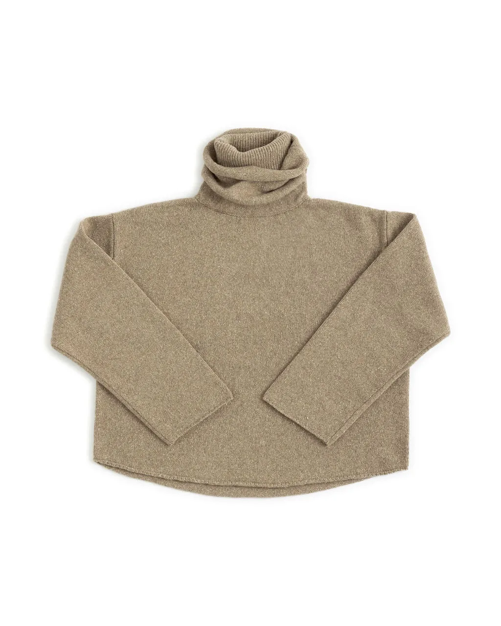VAULT: SAM DOUBLE TURTLENECK IN SPECKELD OATMEAL sold by James Street Co.