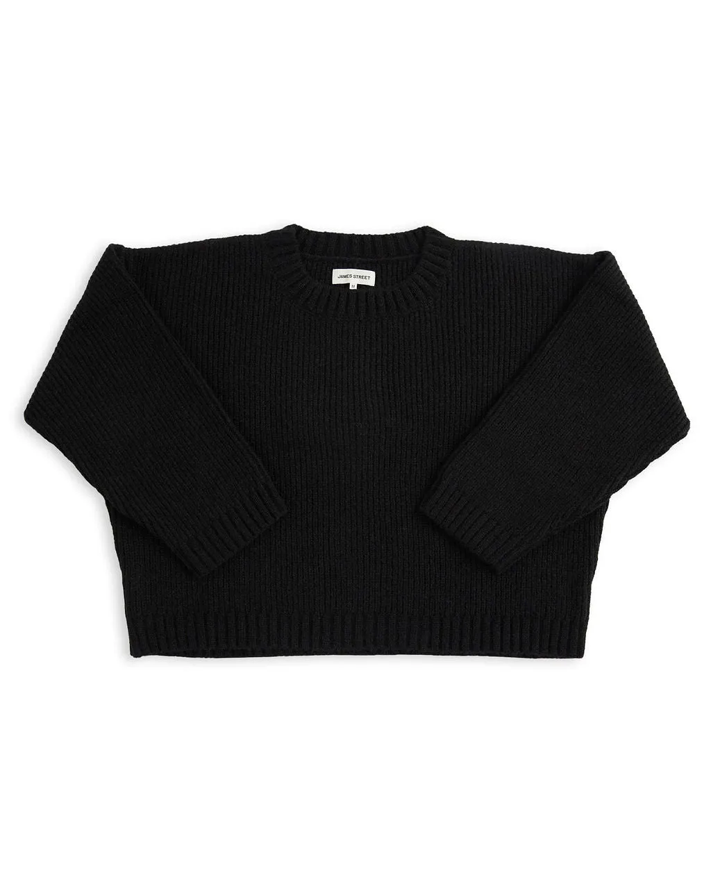 LUXE MOHAIR BLAKE PULLOVER IN BLACK sold by James Street Co. product image thumbnail 3