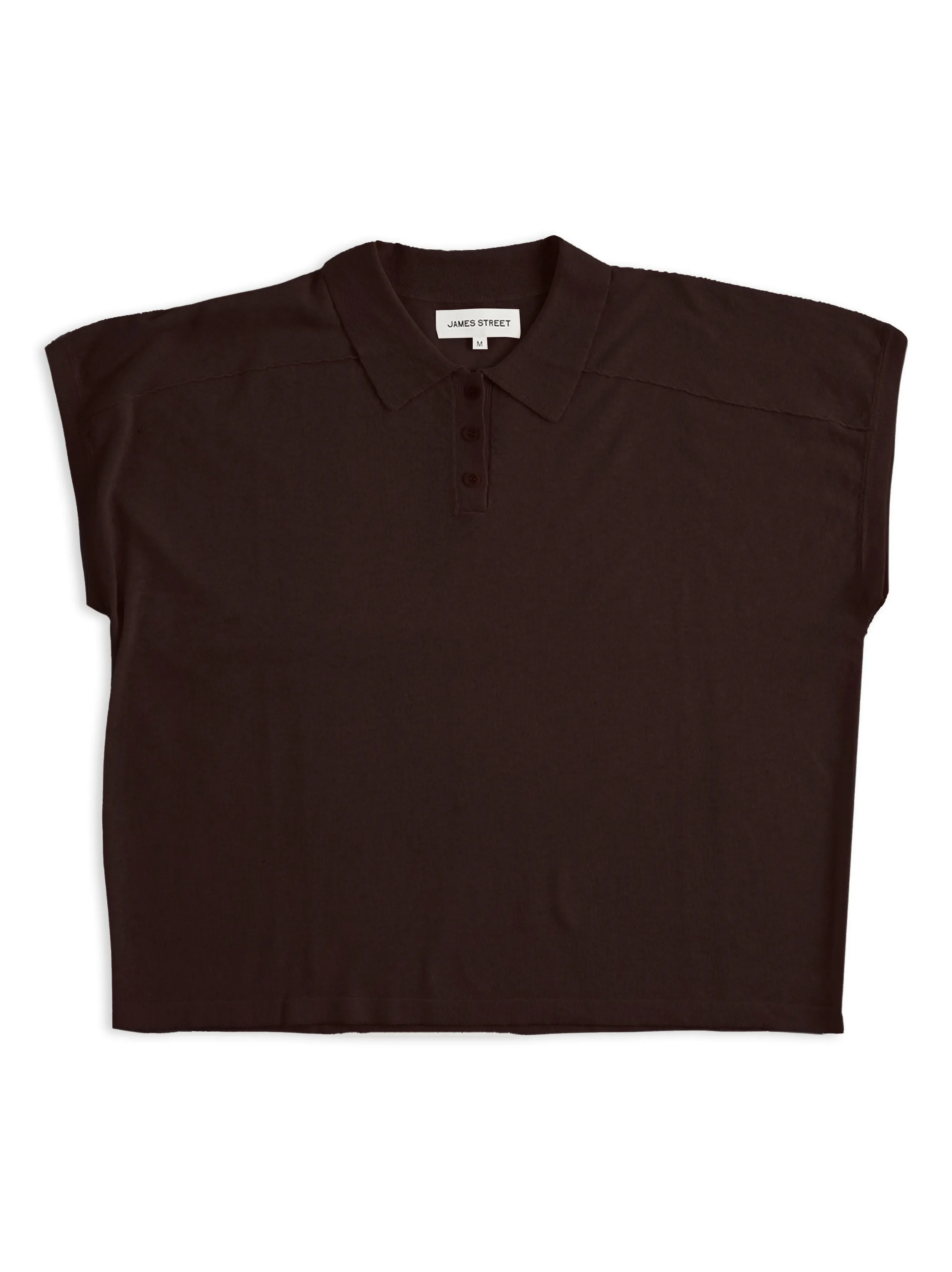 JS POLO IN COCOA sold by James Street Co. product image thumbnail 3