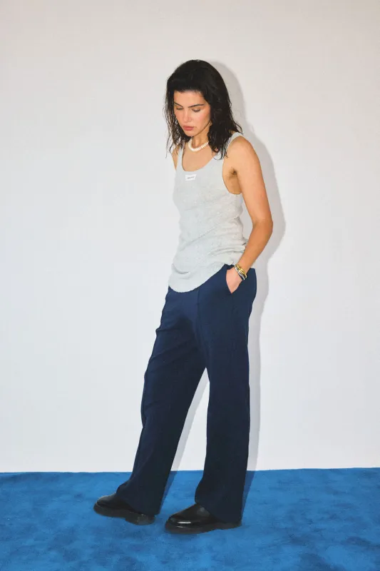 LEVI TANK IN HEATHER GREY made by James Street Co.