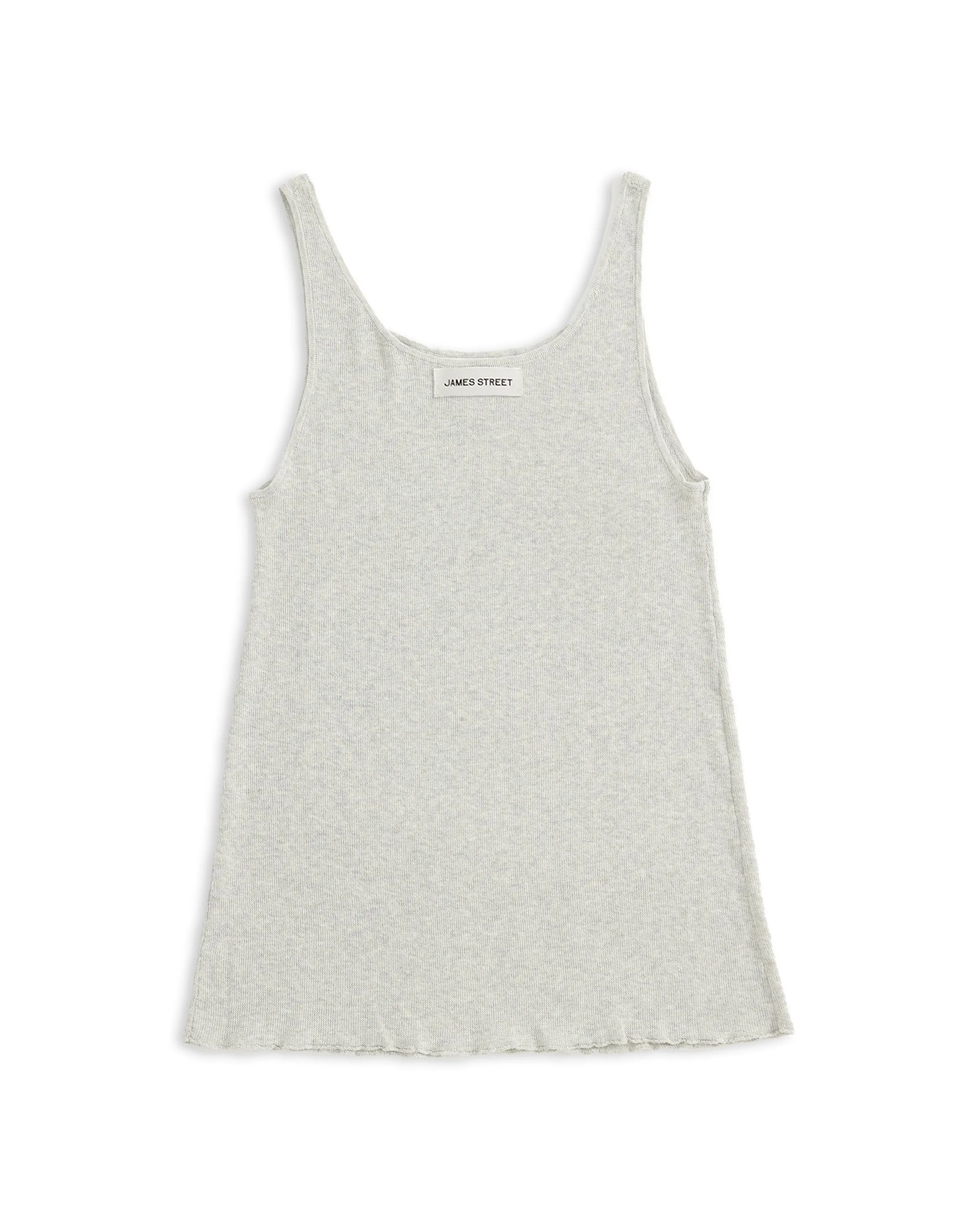 LEVI TANK IN HEATHER GREY sold by James Street Co. product image thumbnail 3