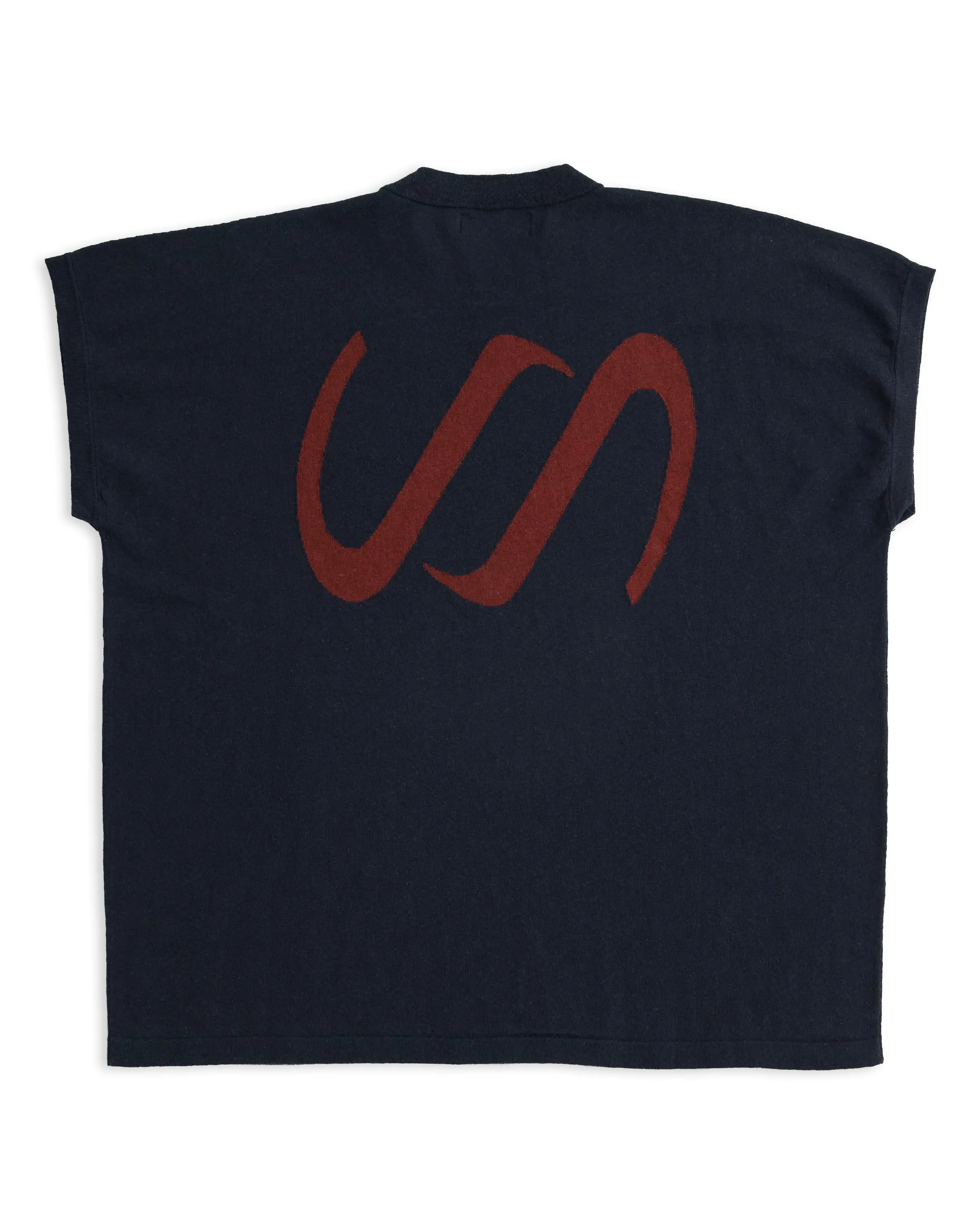 JS SUBMARK TEE IN NAVY + BROWN sold by James Street Co. product image thumbnail 3