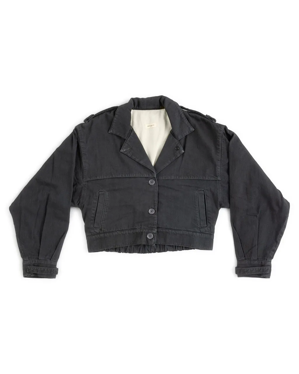 TRENCH BOMBER IN CHARCOAL sold by James Street Co.