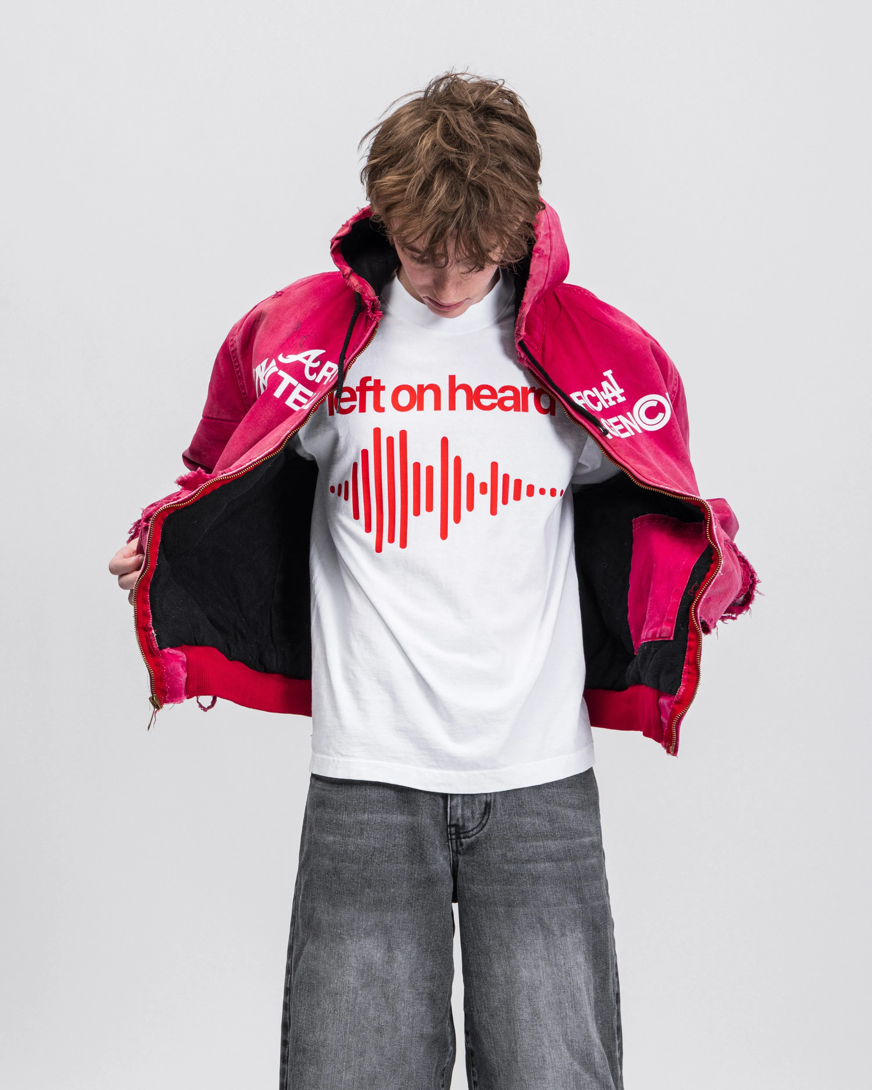 "LEFT ON HEARD" T-SHIRT sold by Artificial Fever product image thumbnail 3