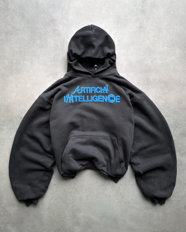 "ARTIFICIAL INTELLIGENCE" DOUBLE-LAYERED HOODIE sold by Artificial Fever