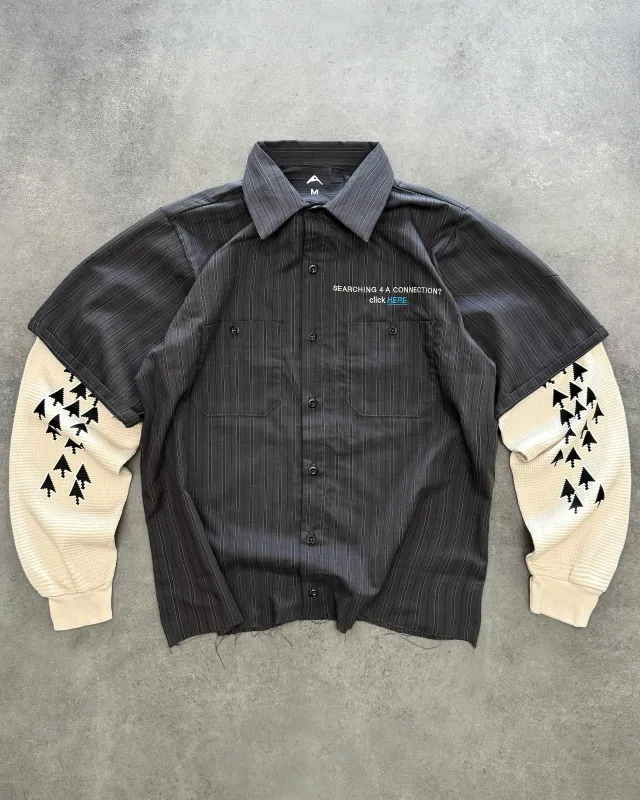 "CLICK HERE" MIDNIGHT WORK SHIRT sold by Artificial Fever