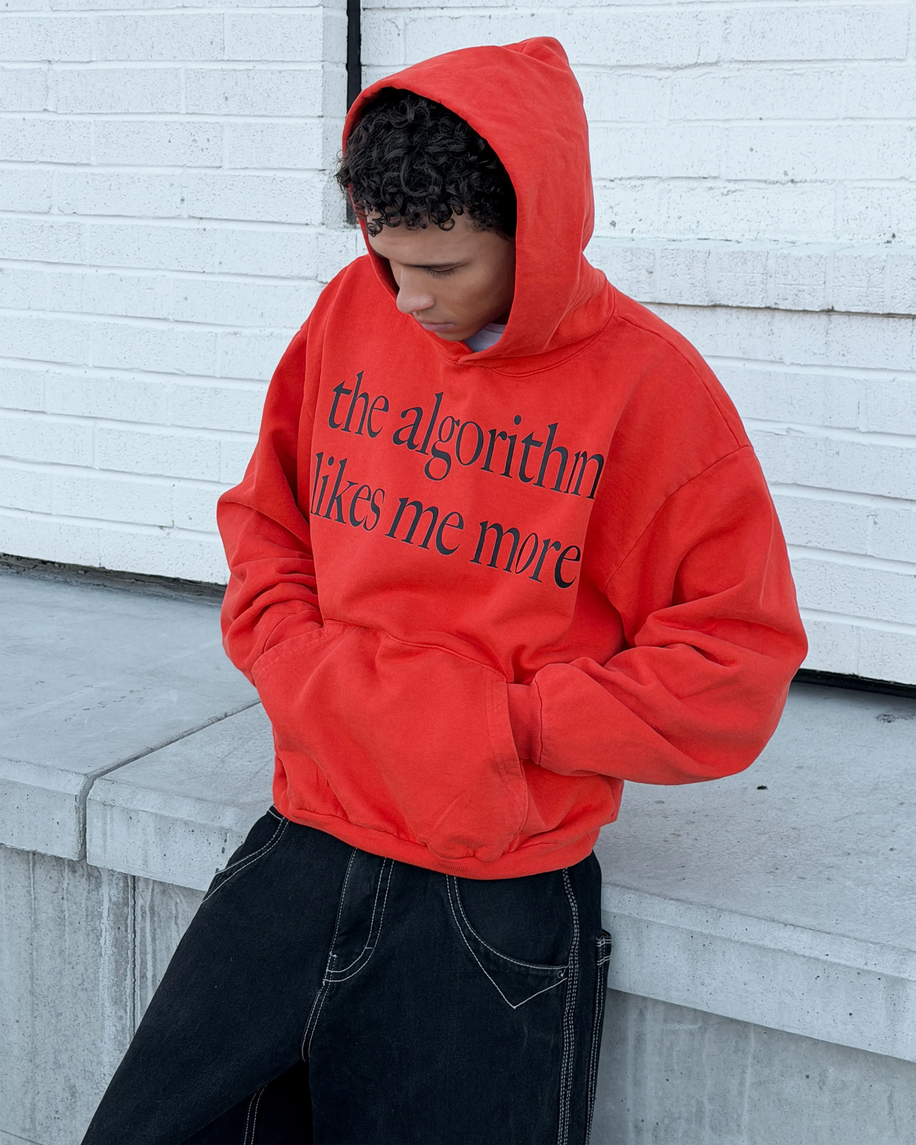 "ALGORITHM" HOODIE (FULL STORAGE SALE) sold by Artificial Fever product image thumbnail 5
