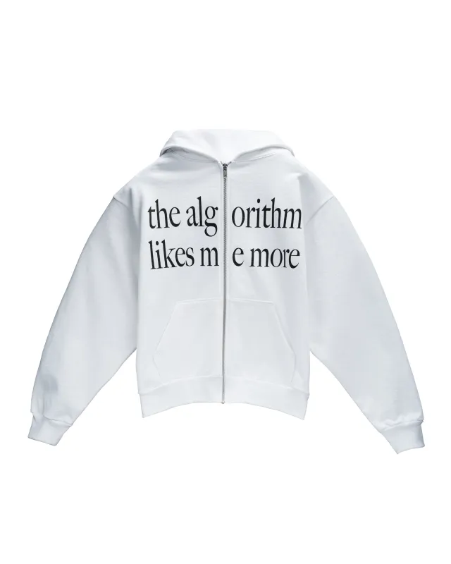 "ALGORITHM" ZIP UP HOODIE (FULL STORAGE SALE) sold by Artificial Fever