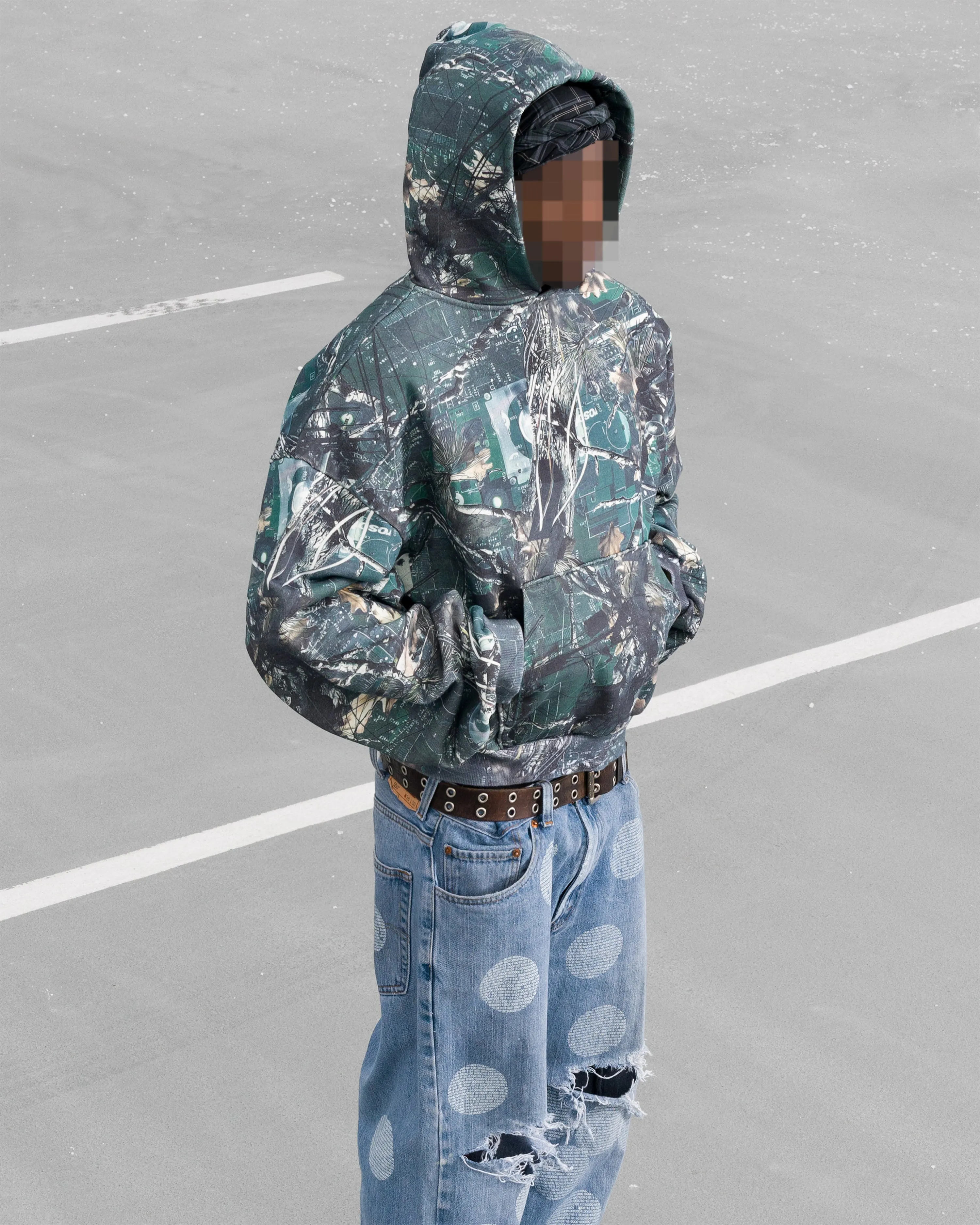 “TECH CAMO” HOODIE sold by Artificial Fever product image thumbnail 5