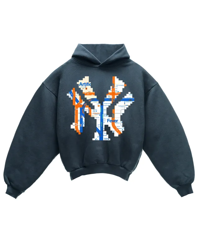 "NYK" SUBWAY HOODIE made by Artificial Fever