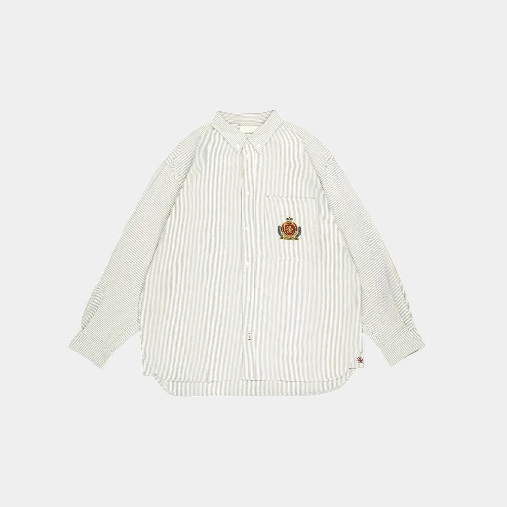 ButNotReally™ Oxford Oversized Long Sleeves Work Shirt sold by atmos Kuala Lampur