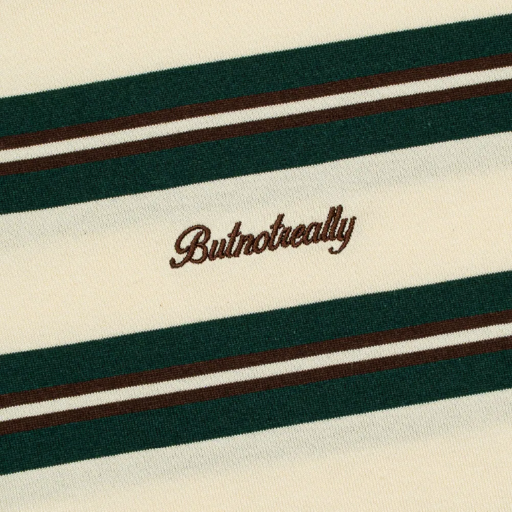 ButNotReally™ Stripes Interlock Long Sleeves Polo Tee sold by atmos Kuala Lampur product image thumbnail 5