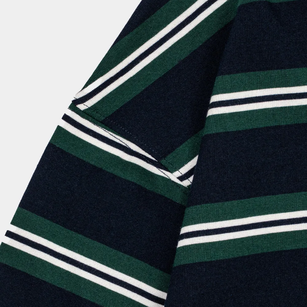 ButNotReally™ Stripes Interlock Long Sleeves Polo Tee sold by atmos Kuala Lampur product image thumbnail 4