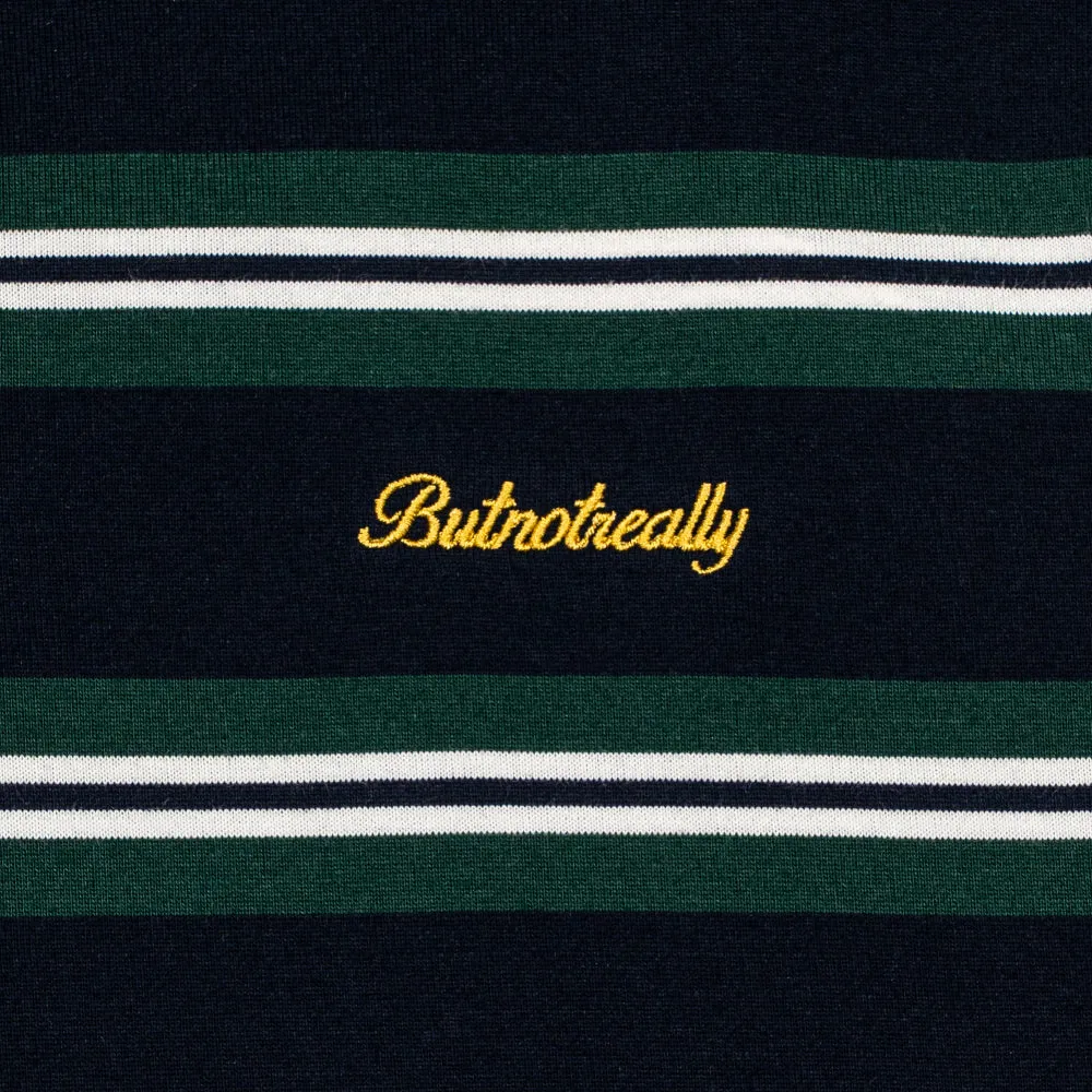 ButNotReally™ Stripes Interlock Long Sleeves Polo Tee sold by atmos Kuala Lampur product image thumbnail 5