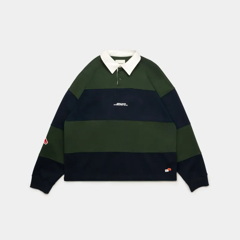 ButNotReally™ Graphic Interlock Long Sleeves Polo Tee made by atmos Kuala Lampur