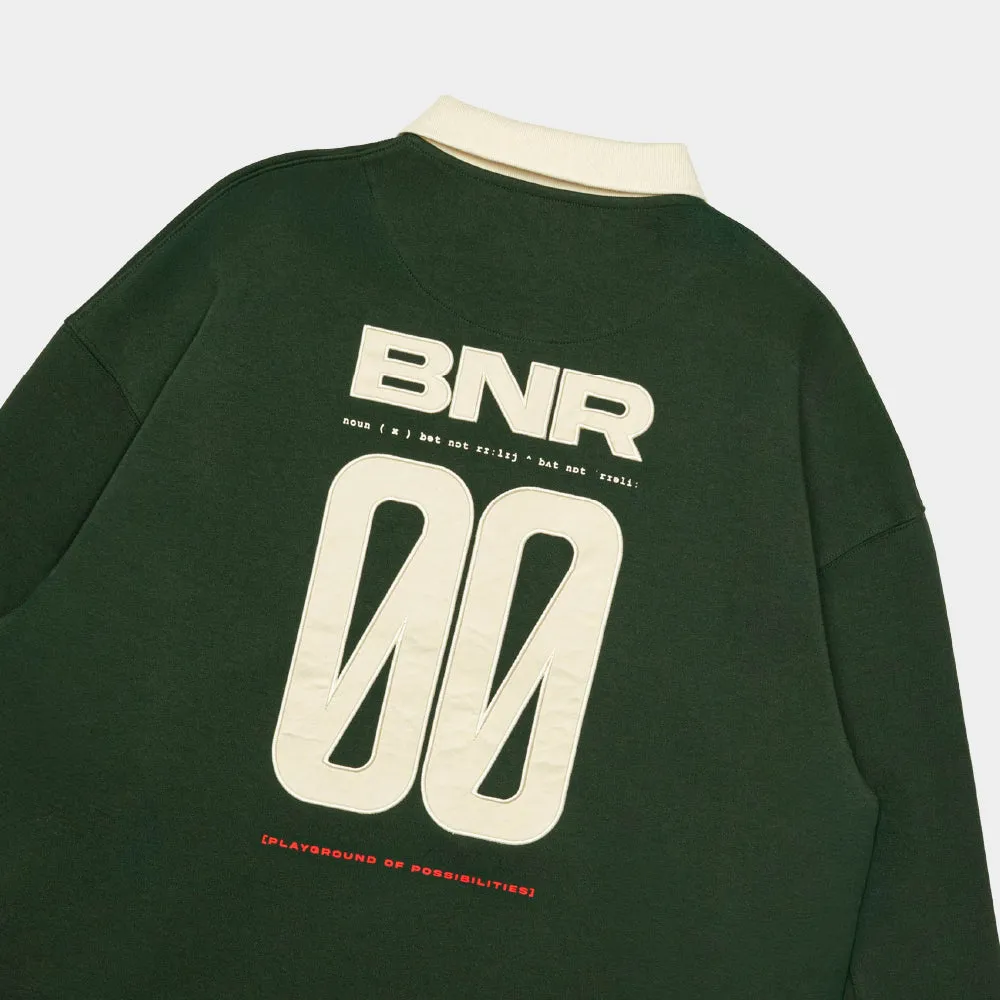 ButNotReally™ Graphic Interlock Long Sleeves Polo Tee sold by atmos Kuala Lampur product image thumbnail 4