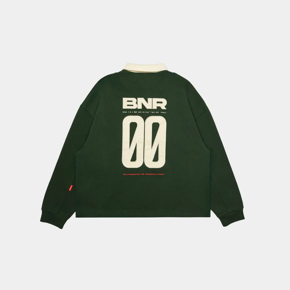 ButNotReally™ Graphic Interlock Long Sleeves Polo Tee sold by atmos Kuala Lampur product image thumbnail 2