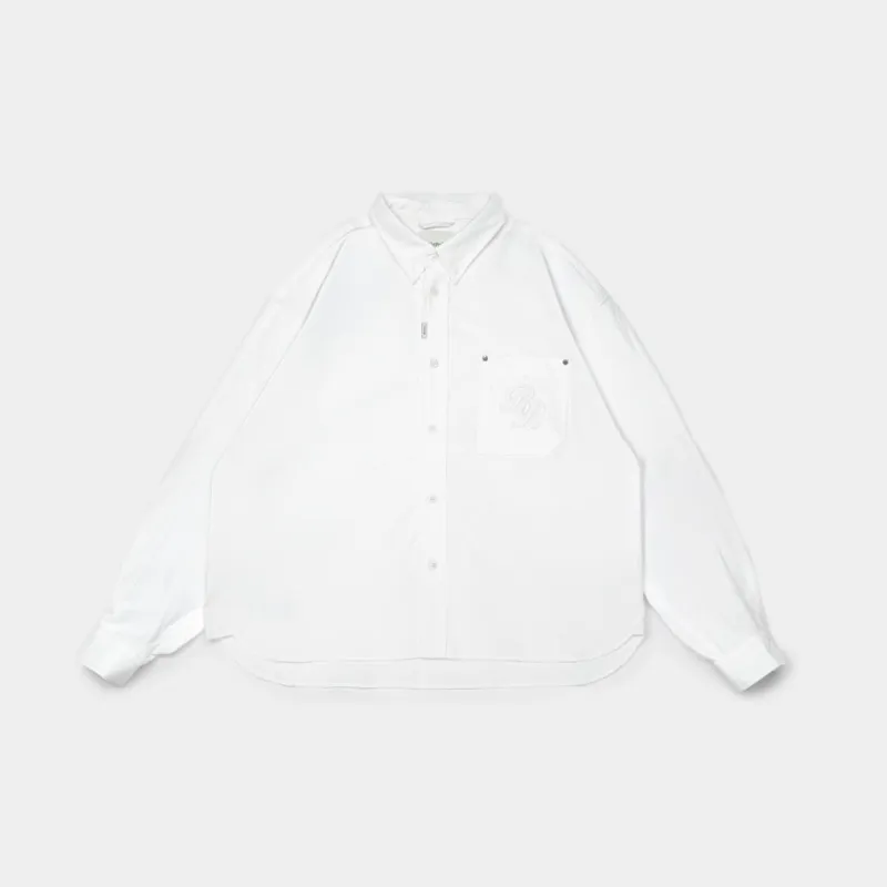 ButNotReally™ Graphic Cotton Long Sleeves Cropped Shirt made by atmos Kuala Lampur