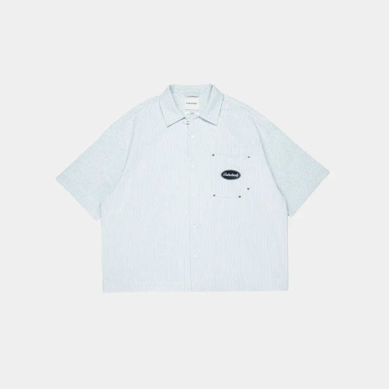 ButNotReally™ Stripes Graphic Cotton Boxy Shirt made by atmos Kuala Lampur