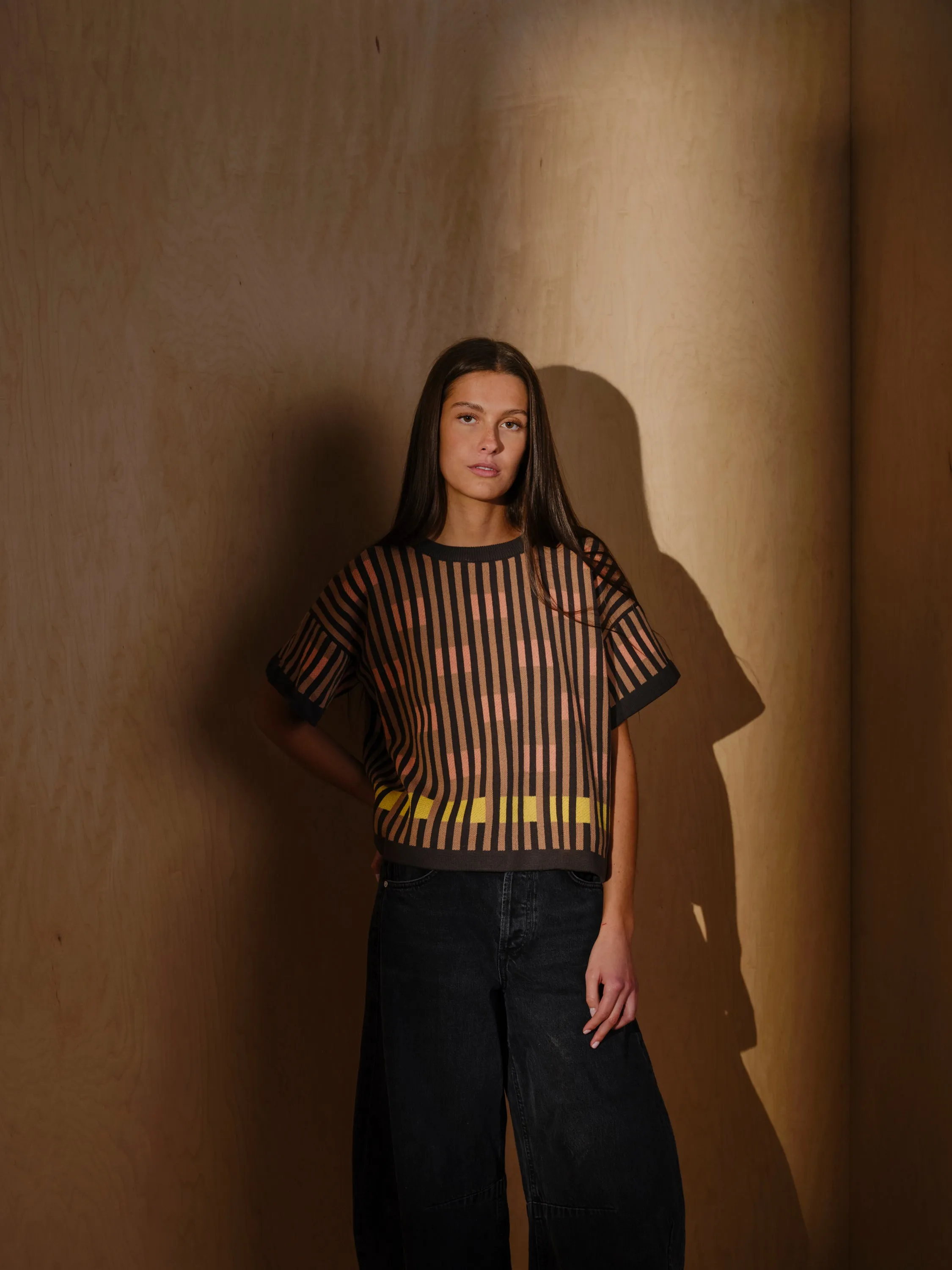Bauhaus Short Sleeve Sweater Tee - Oxide sold by The Endery product image thumbnail 2