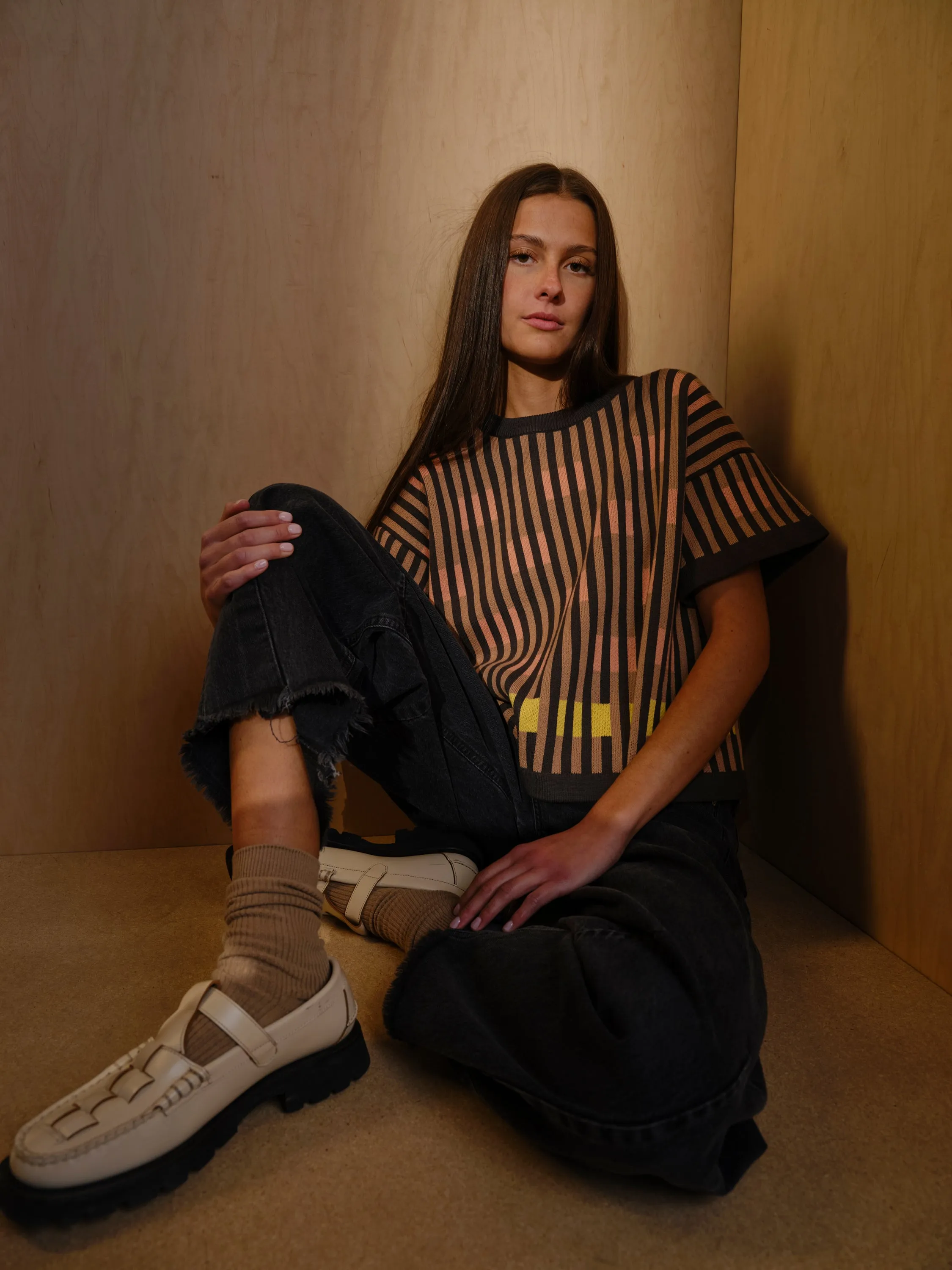 Bauhaus Short Sleeve Sweater Tee - Oxide sold by The Endery product image thumbnail 5