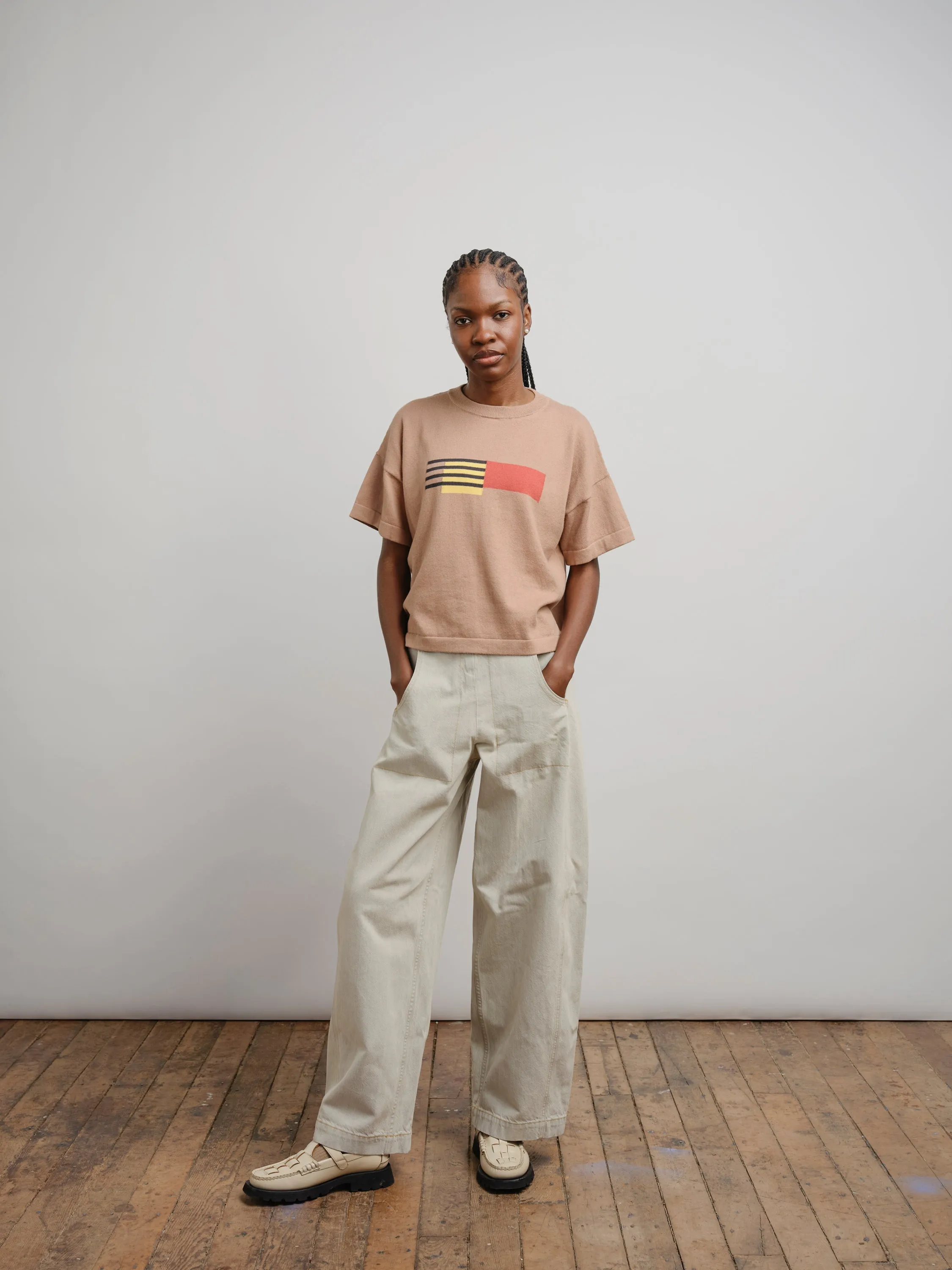 Alma Sweater Tee - Teak sold by The Endery