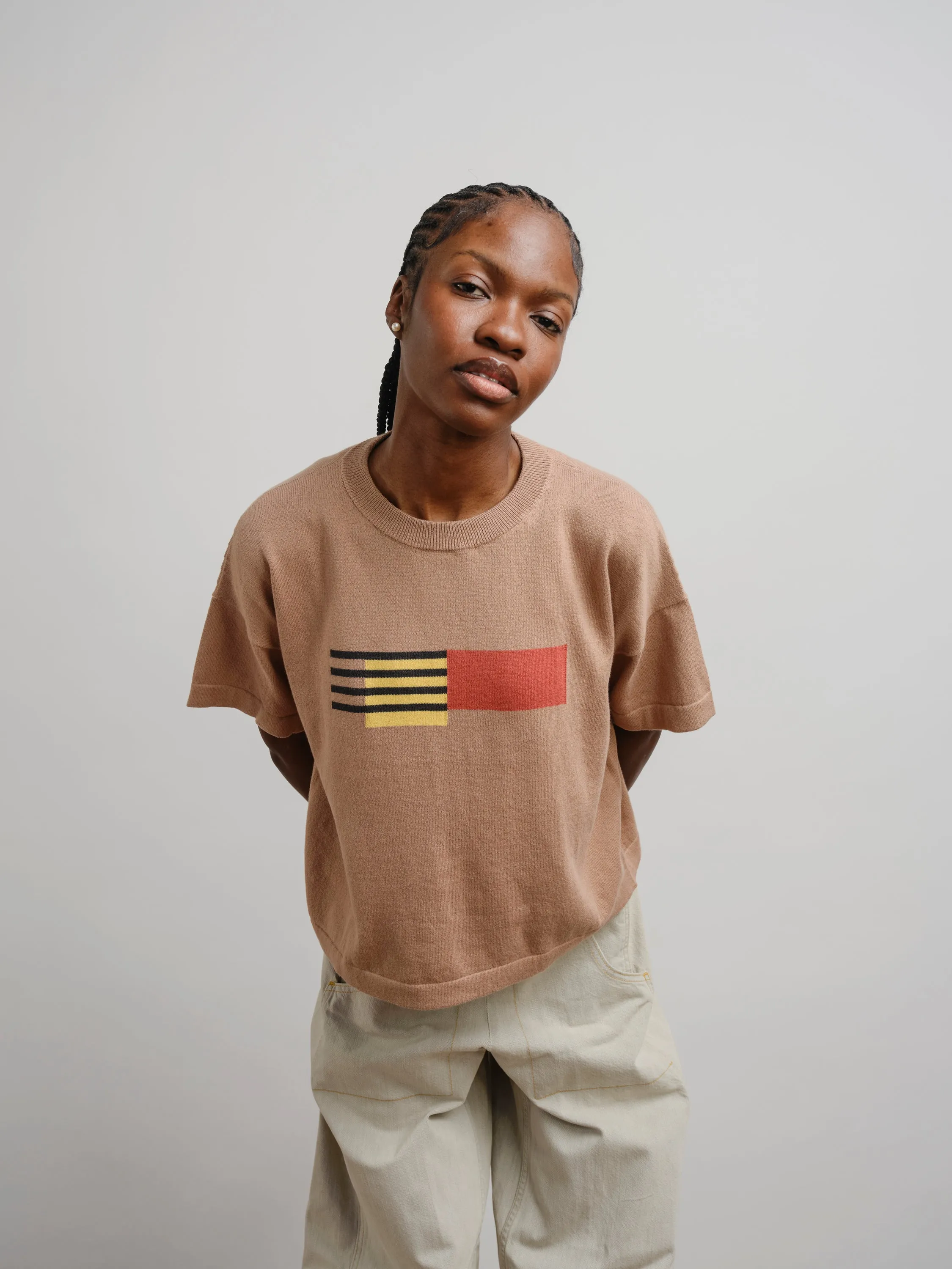 Alma Sweater Tee - Teak sold by The Endery product image thumbnail 2