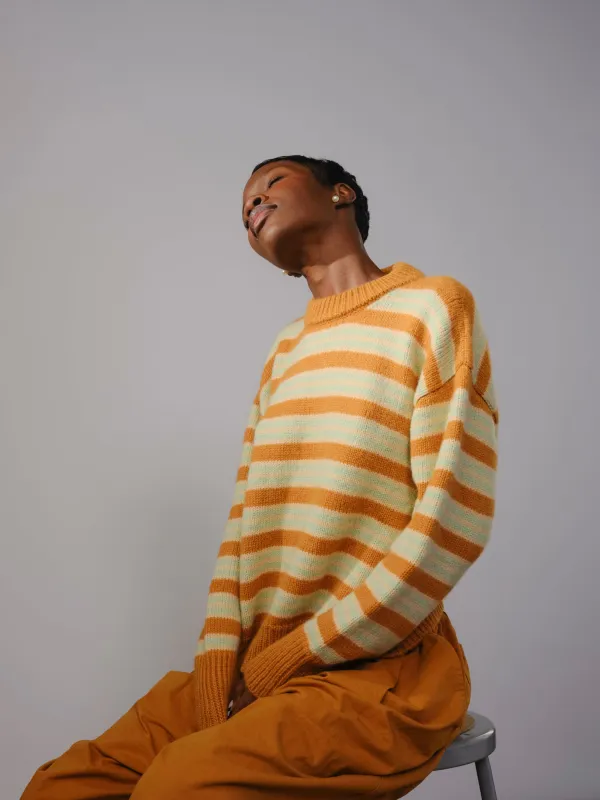 Hilma Striped Sweater - Sanchezia made by The Endery